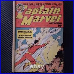 1951 Captain Marvel Adventures Fawcett Comic Book #116 The Flying Saucer