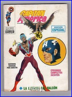 1969 Marvel Captain America #117 1st Appearance Of Falcon Key Grail Rare Spain