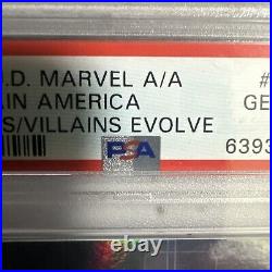 2012 Marvel Avengers Captain America #E-22 PSA 10 GEM MINT (RARE Population 5)