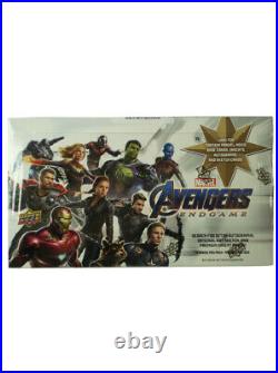 2020 Upper Deck Avengers Endgame Trading Cards Sealed Hobby Box Captain Marvel