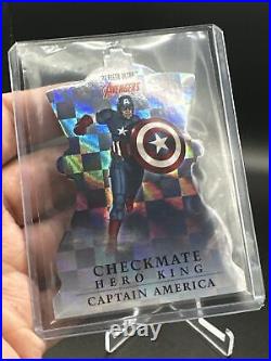 2022 Captain America Fleer Ultra Marvel Avengers Checkmate Hero King CP-32 SSP