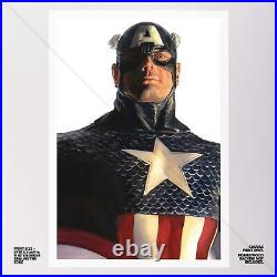 Alex Ross Timeless Captain America Poster Canvas Marvel Comic Cover Art Print