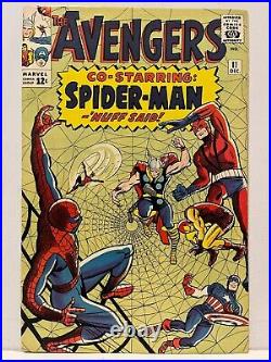 Avengers #11 Comic 1964 Marvel Comics Spider-Man Captain America Thor