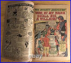 Avengers #15 Giant Man Thor Captain America Death Baron Zemo Spider-Man #24 Ad