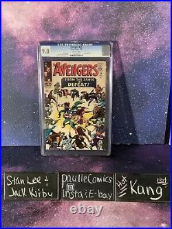 Avengers #24 Marvel Comic CGC 9.0 Stan Lee Kirby KANG 1966 Captain Scarlet Witch