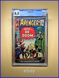 Avengers 25 CGC 6.5 Key Issue (1966 Marvel Comics) Classic Dr Doom Cover