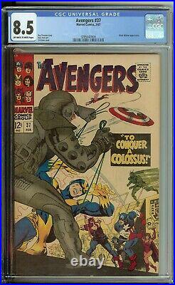 Avengers #37 CGC 8.5 Black Widow Marvel Comic 1967 Hawkeye Captain America