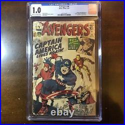 Avengers #4 (1964) 1st Silver Age Captain America! CGC 1.0 Key
