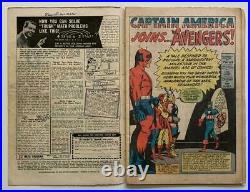 Avengers #4 KEY 1st Silver Age Appearance Captain America (Marvel 1964) GD 2.0