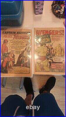 Avengers #4 (Marvel Comics 1964) 1st Silver Age Captain America/ Bucky coverless