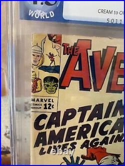 Avengers #4 PGX 4.5 (First Silver Age appearance of Captain America)