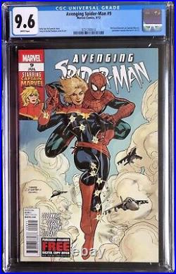 Avenging Spider-Man #9 (2012) CGC 9.6 1st Carol Danvers as Captain Marvel