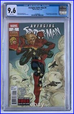 Avenging Spider-Man #9 CGC 9.6 1st app Carol Danvers as Captain Marvel (8007)