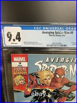 Avenging Spider-man #9 Cgc 9.4 1st Carol Danvers As Captain Marvel Marvel Comics