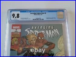 Avenging spider-man #9, 1st Carol Danvers as Captain Marvel, CGC 9.8, Marvel