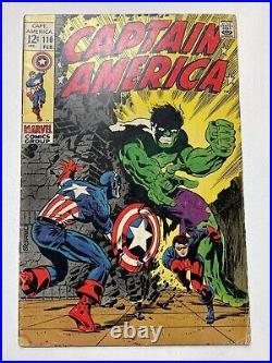 CAPTAIN AMERICA #110 KEY 1st MADAME HYDRA CLASSIC JIM STERANKO COVER