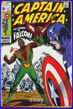 CAPTAIN AMERICA #117 1st Appearance of The Falcon 1969 MCU Marvel #comics