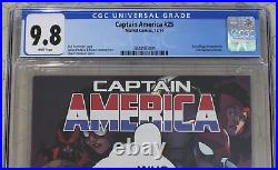 CAPTAIN AMERICA #25 CGC 9.8 vol. 7 SAM WILSON AS NEW CAP. (Marvel Comics)