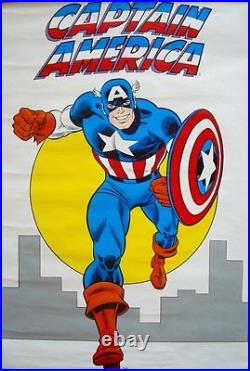 CAPTAIN AMERICA MARVELMANIA Vintage Marvel comics poster 22x30 JOHN ROMITA