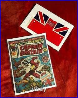 CAPTAIN BRITAIN #1 Lovely High Grade Copy 1st App Captain Britain with Gift Mask