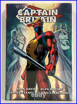 CAPTAIN BRITAIN Omnibus Rare Variant Cover Marvel Comics OOP HC FACTORY SEALED
