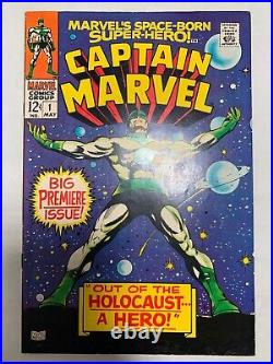 CAPTAIN MARVEL #1 1968 Key Issue Marvel High Grade Condition