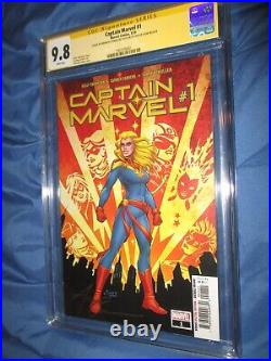 CAPTAIN MARVEL #1 CGC 9.8 SS Signed by Amanda Conner on 1st Day Issue Release