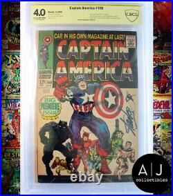 Captain America #100 CBCS 4.0 (Marvel) Signed Stan Lee