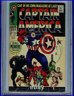 Captain America #100 CGC 4.5 Marvel Comics 1968 Black Panther K9
