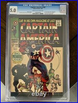 Captain America #100 CGC 5.0, Marvel Comics, 1st Issue, Black Panther