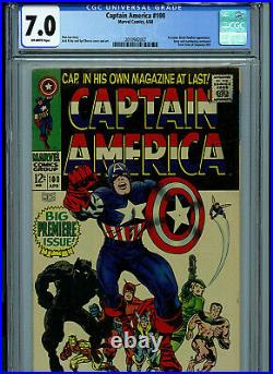 Captain America #100 CGC 7.0 Marvel Comics Black Panther Amricons K20