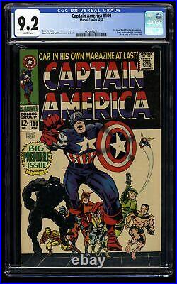 Captain America #100 CGC NM- 9.2 White Pages