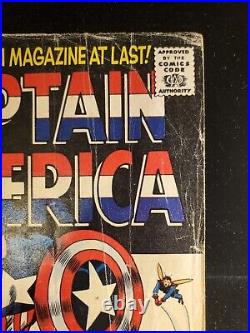 Captain America 100, Marvel Comics 1968, 1st Issue! Jack Kirby and Stan Lee