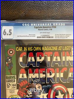 Captain America 100 cgc 6.5