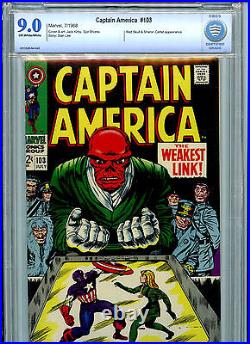 Captain America #103 CBCS 9.0 VF/NM 1968 Silver Age Marvel Comic Sharon Carter
