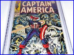 Captain America #107 CGC Universal Grade 9.8 Rocky Mountain Pedigree 1st Faustus