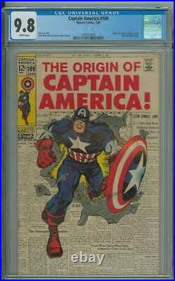 Captain America #109 Cgc 9.8 White Pages
