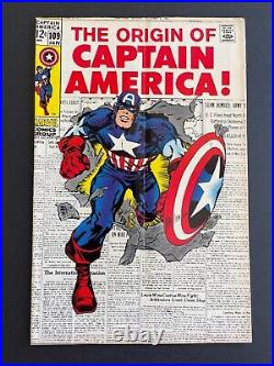 Captain America #109 Origin Retold (Marvel, 1968) VG