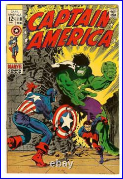 Captain America #110 5.0 // 1st Appearance Of Madame Hydra Marvel Comics 1969