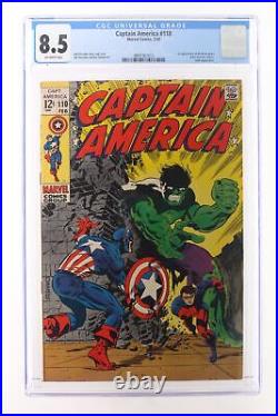 Captain America #110 Marvel Comics 1969 CGC 8.5 1st appearance of Madame Hydra