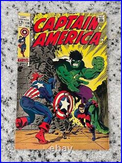 Captain America # 110 VF Marvel Comic Book Avengers Hulk Thor Iron Man 12 MS1