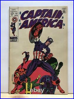 Captain America #111 1st App of Mankiller by Steranko 7.5 VF- Marvel Comics