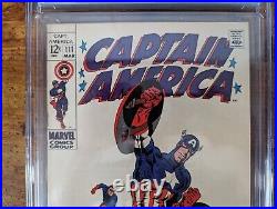 Captain America #111 CGC 9.4 Classic Cover Steranko