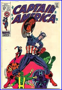 Captain America #111 (Marvel 1969) Very Fine Jim Steranko Stan Lee