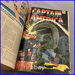 Captain America #112-123 Partially Bound Marvel Comics Run Set Mid Grade Lot