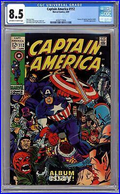 Captain America #112 CGC 8.5 1969 4258717004
