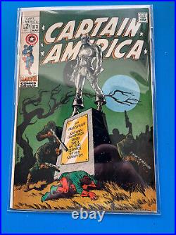 Captain America #113 Marvel Comics 1969 CGC 8.0 Jim Steranko (unslabbed)