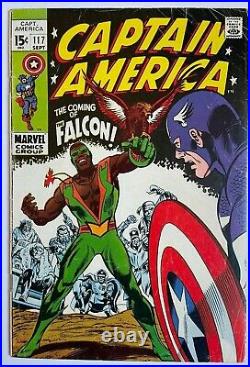 Captain America #117 1st App & Origin of The Falcon Marvel Comics