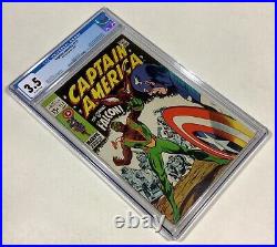 Captain America #117 CGC 3.5 KEY! (1st Falcon and Origin!) 1969 Marvel