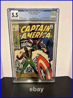 Captain America #117 First Appearance Of The Falcon (Sam Wilson). CGC 5.5 1969